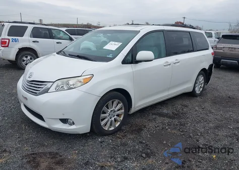 2012 Toyota Sienna Limited 7 Passenger from USA, damaged, VIN 5TDDK3DC6CS032552